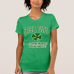 Camiseta Menina irlandesa: Amigo do bebendo