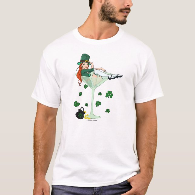 Camiseta Menina irlandesa Martini (Frente)