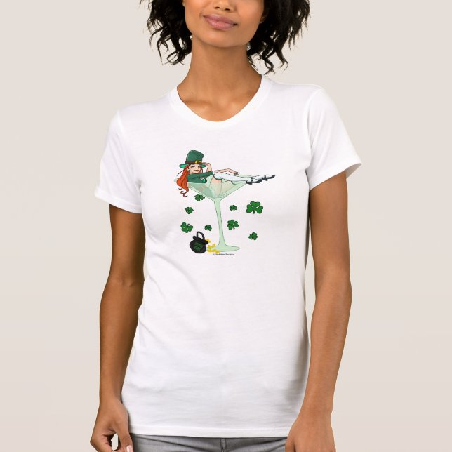 Camiseta Menina irlandesa Martini (Frente)