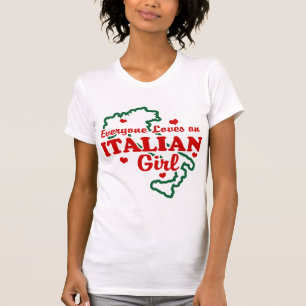 Camiseta Menina italiana