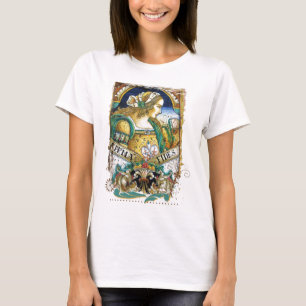 Camiseta Menina italiana do renascimento do t-shirt