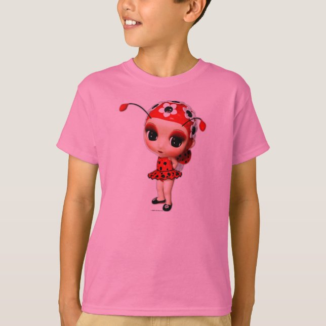 Camiseta Menina Ladybug Kids (Frente)