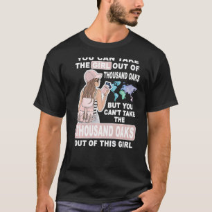 Camiseta Menina legal de Mil Oaks Orgulhosa de Mil Oaks