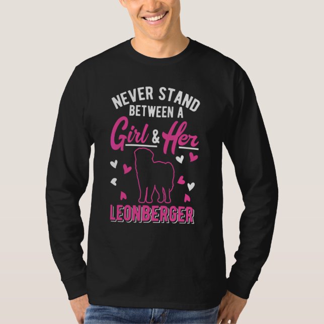 Camiseta Menina Leonberger (Frente)