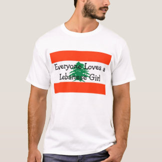 Camiseta Menina libanesa