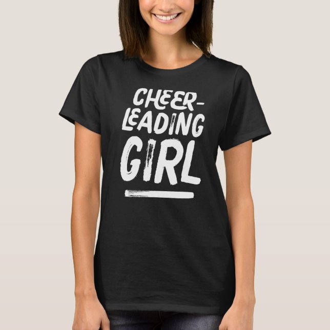 Camiseta Menina Líder de Cheerman Cheerleader (Frente)