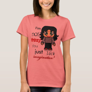 Camiseta Menina louca de Emo