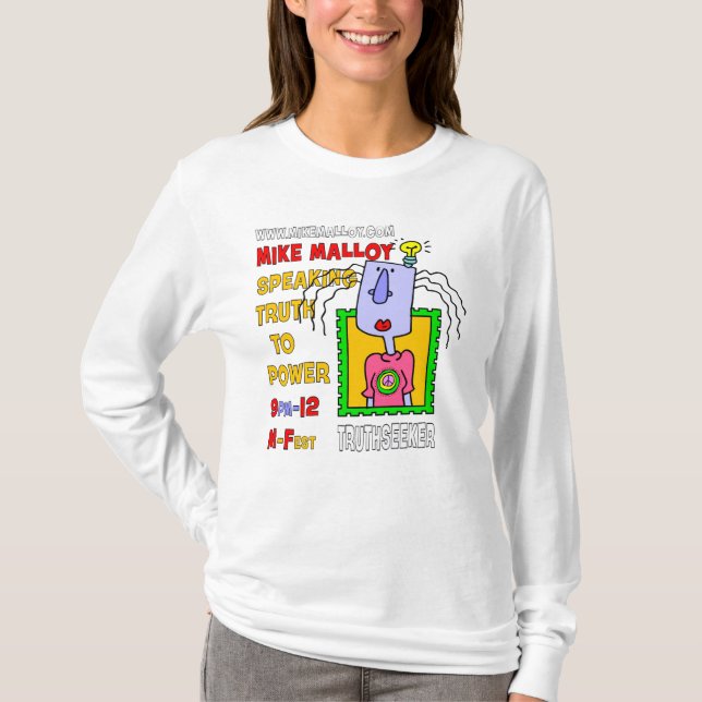 CAMISETA MENINA LOUCA TRUTHSEEKER (Frente)