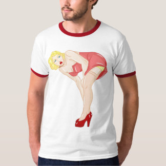 Camiseta Menina loura 2 do Pinup