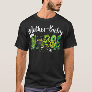 Camiseta Menina Mãe Dia de São Patrício de Enfermeira 2023