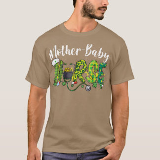 Camiseta Menina Mãe Dia de São Patrício de Enfermeira 2023