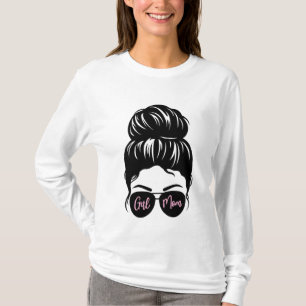 Camiseta Menina Mãe T-Shirt   Mãe / Mamãe / Mama / Bestie