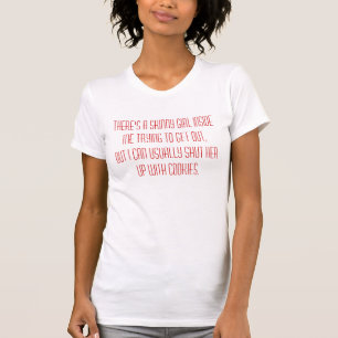 Camiseta Menina magro dentro de mim t-shirt