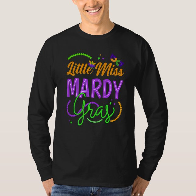 Camiseta Menina Mardi Gras Funny (Frente)