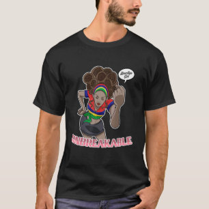 Camiseta Menina Maurícia Inquebrantável Patrimônio de Maurí