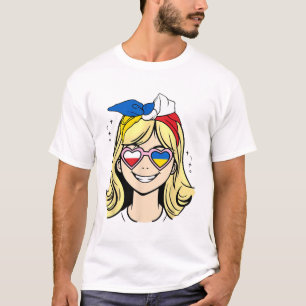 Camiseta Menina meio polonesa meio ucraniana