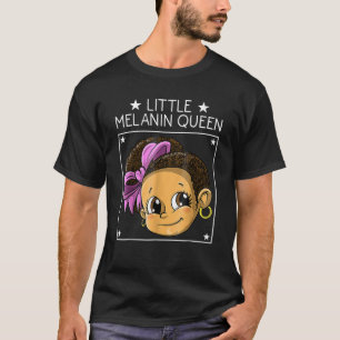 Camiseta Menina Melanina Negra História Mágica