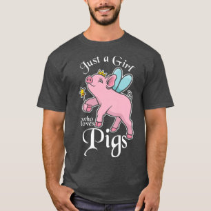 Camiseta Menina Menina Porca Sobrealimentada Menina Premium
