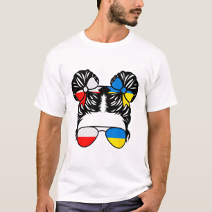 Camiseta Menina Metade Polonesa Metade Ucraniana Polônia Cr
