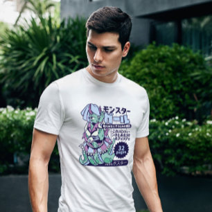 Camiseta Menina Monstro de Animes