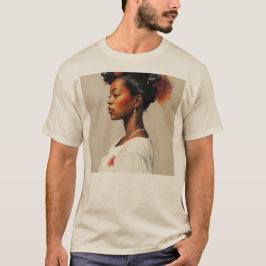 Camiseta Menina na Pintura