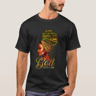 Camiseta Menina Negra Diz Que Sou A Mãe Da História Da Mela