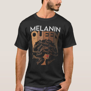 Camiseta Menina Negra Fenomenal Educada Cintura Negra Melan