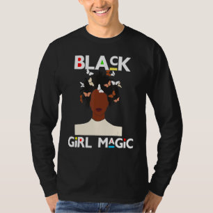 Camiseta Menina Negra Mágica Afro Mulher Sista Melanin Wome