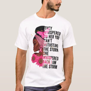 Camiseta Menina negra Mês Menina africana Afro I Am T