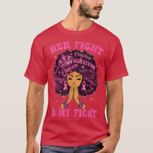 Camiseta Menina Negra Mulher Sua Luta É Minha Luta Contra A