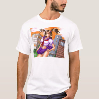 Camiseta Menina Nikki da escola do Anime