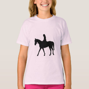 Camiseta Menina no cavalo
