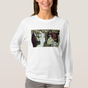 Camiseta Menina no piano, 1868-69 de Paul Cezanne