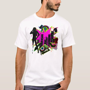 Camiseta Menina no t-shirt da cidade