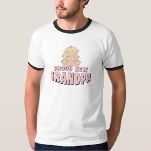 Camiseta Menina NOVA ORGULHOSA do vovô