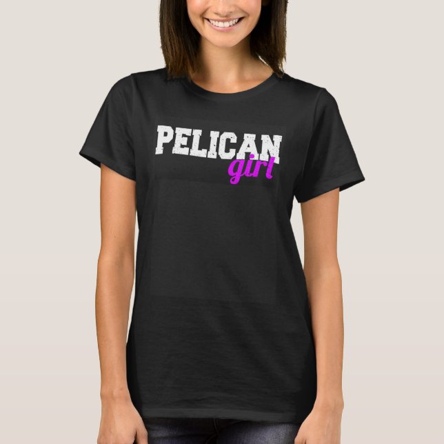 Camiseta Menina pelicana (Frente)