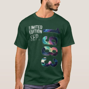 Camiseta Menina Polar Lights de aniversário de setembro de