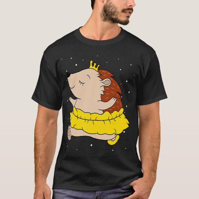 Camiseta Menina Porcupine fofa (Frente)