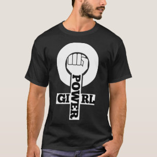 Camiseta Menina Power Cute Thong Feminista Poder Feminista