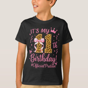 Camiseta Menina Pré-adolescente Nk Coquette Laço É Meu 11º
