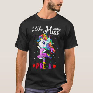 Camiseta Menina Pré K Cutie Primeiro Dia de Alô Escolar