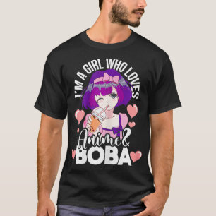 Camiseta Menina Que Ama Boba Boba Beba Bolha Chá Tapioca