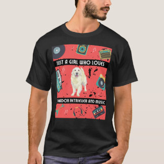 Camiseta Menina que ama Labrador Retriever Labrador Retriev