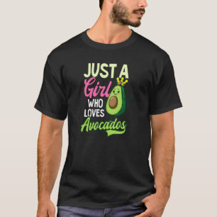 Camiseta Menina que ama o abacate