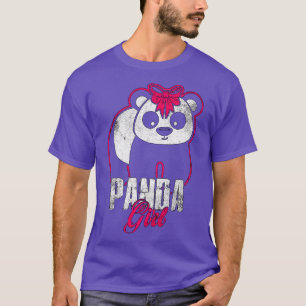 Camiseta Menina que ama Pandas Panda Girl