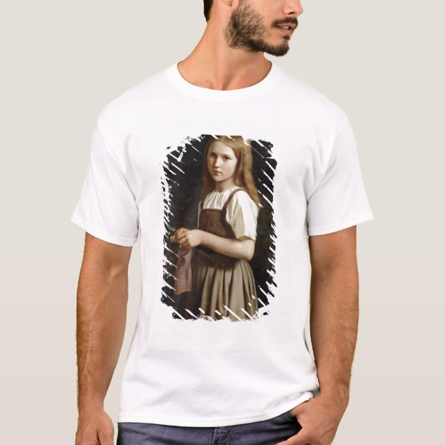 Camiseta Menina que faz malha, 1854 (Frente)