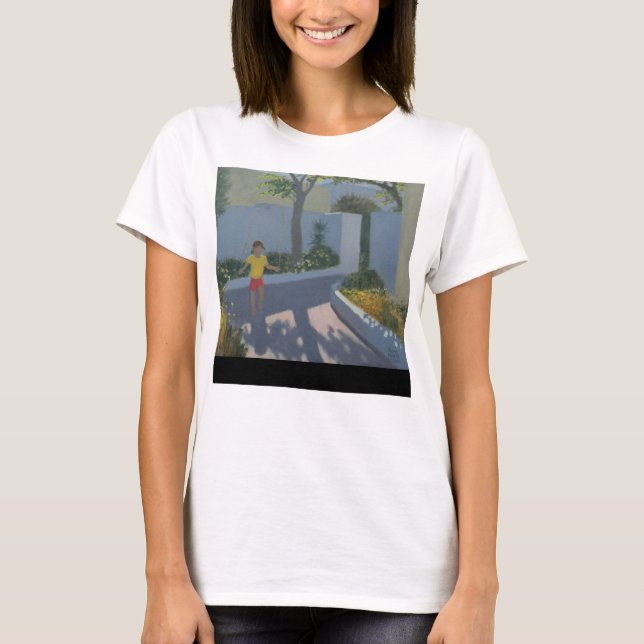 Camiseta Menina que salta Santorini 2002 (Frente)