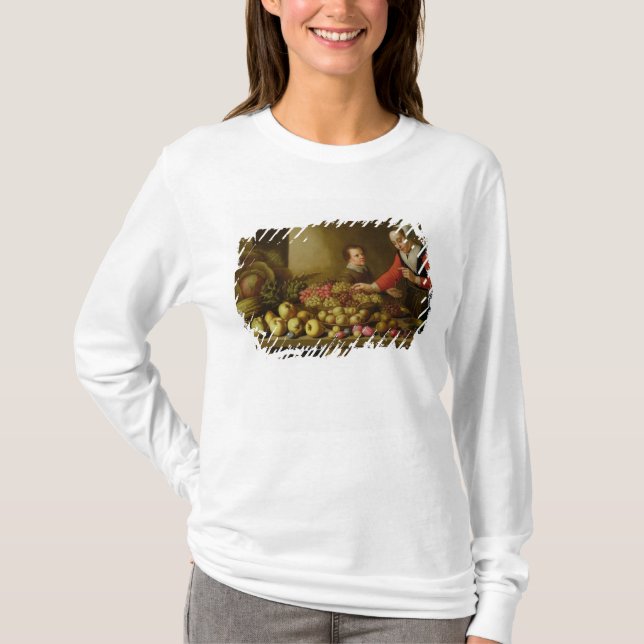 Camiseta Menina que vende uvas (Frente)