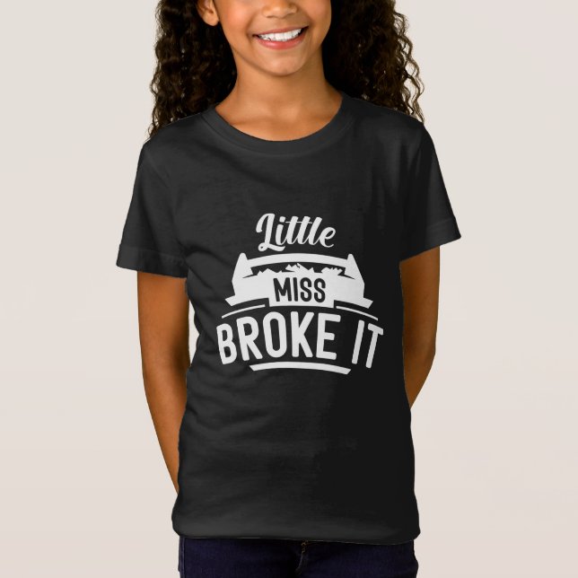 Camiseta Menina Quebrou (Frente)