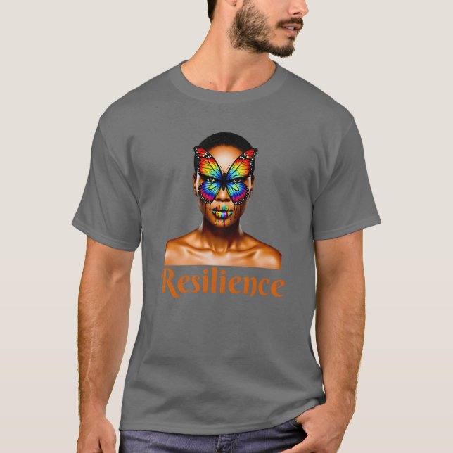 Camiseta Menina resiliente (Frente)